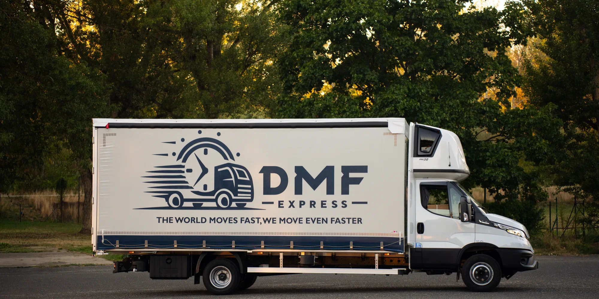 Vozidlo DMF Express na európskej linke pri temperovanej preprave